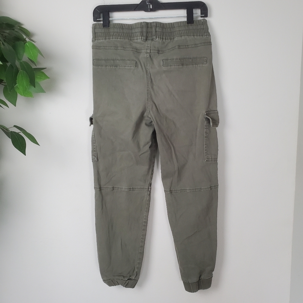 Monkey Ride Olive Green Cargo Pants Women's Size 29 Distressed - Picture 8 of 12